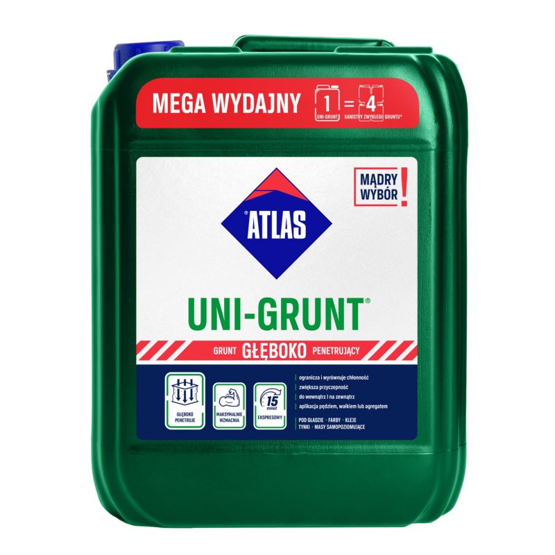 Grunt głęboko penetrujący Atlas Uni-Grunt 10 kg