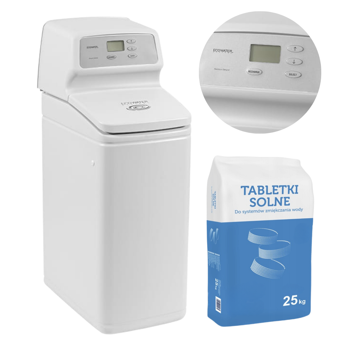 Ecowater Comfort 300 zmiękczacz wody. Pozbądź się kamienia z wody. Polecany zmiękczacz wody. Sól i dostawa gratis!