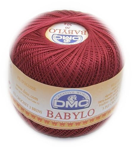 DMC babylo 20 kol. 815 bordo 50gr/367mb