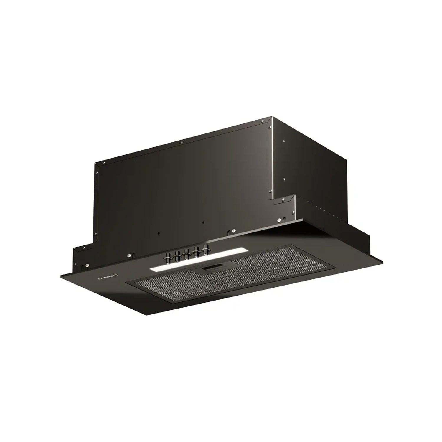 Okap szafkowy Tytan Modular czarny 52 cm