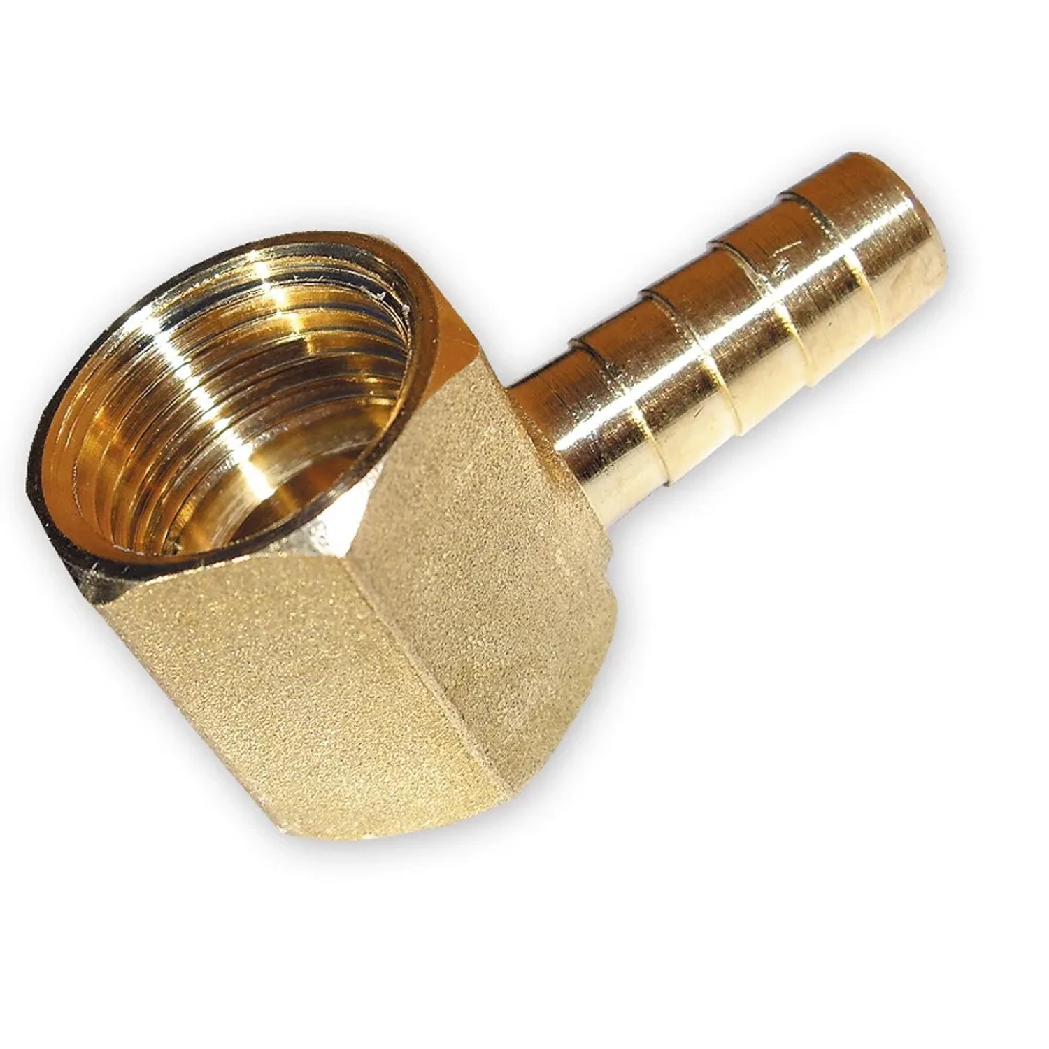 Hydroland Łącznik mosiężny kątowy 1/2" x 10 mm