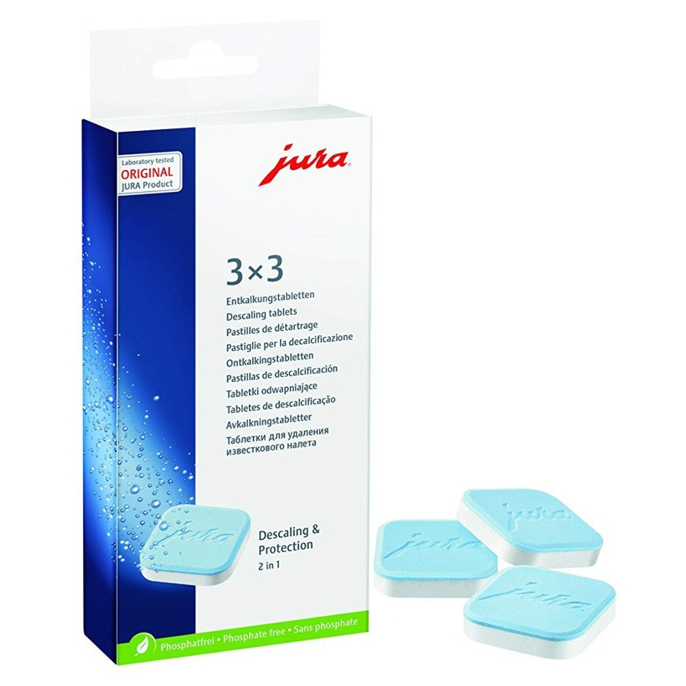 Tabletki odkamieniające Jura 61848, 9 sztuk (3 x 3 sztuki)