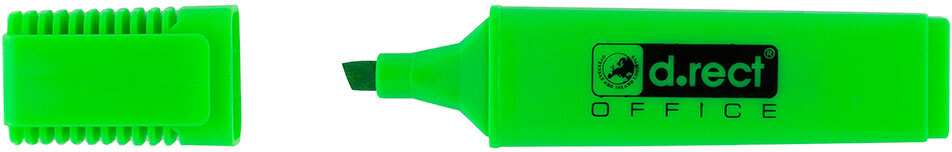 Zakreślacz D.Rect, 1127, ścięta, 5mm, zielony