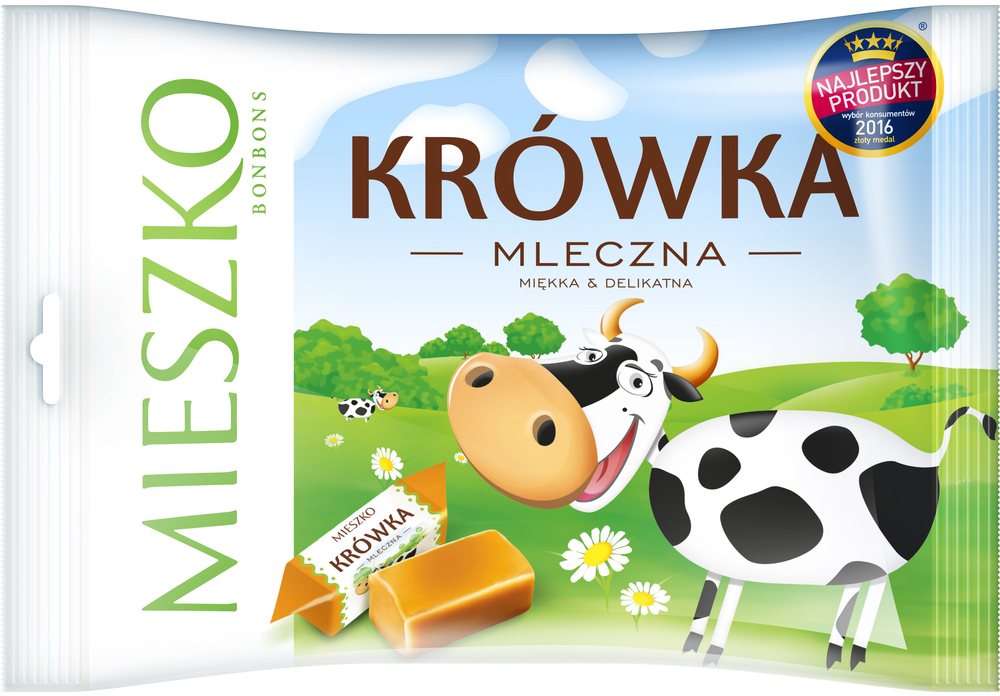 Cukierki Mieszko Krówka, mleczny, 1kg