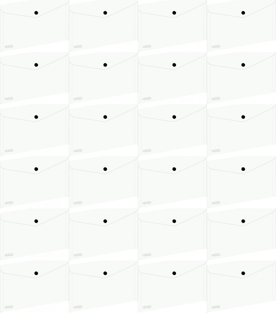 24x Teczka kopertowa na zatrzask Grand 043, A5, biały