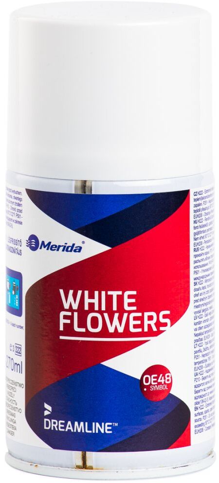 Wkład do odświeżacza elektronicznego Merida White Flowers, kwiatowo-owocowy, 250ml