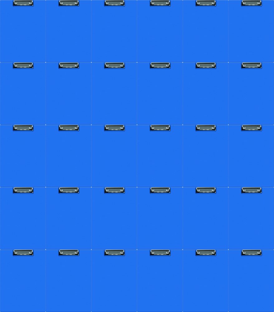 60x Clipboard Q-connect, z okładką, A5, niebieski