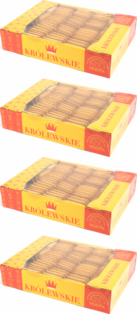 4x Ciastka Delicpol, maślany, 2.5kg