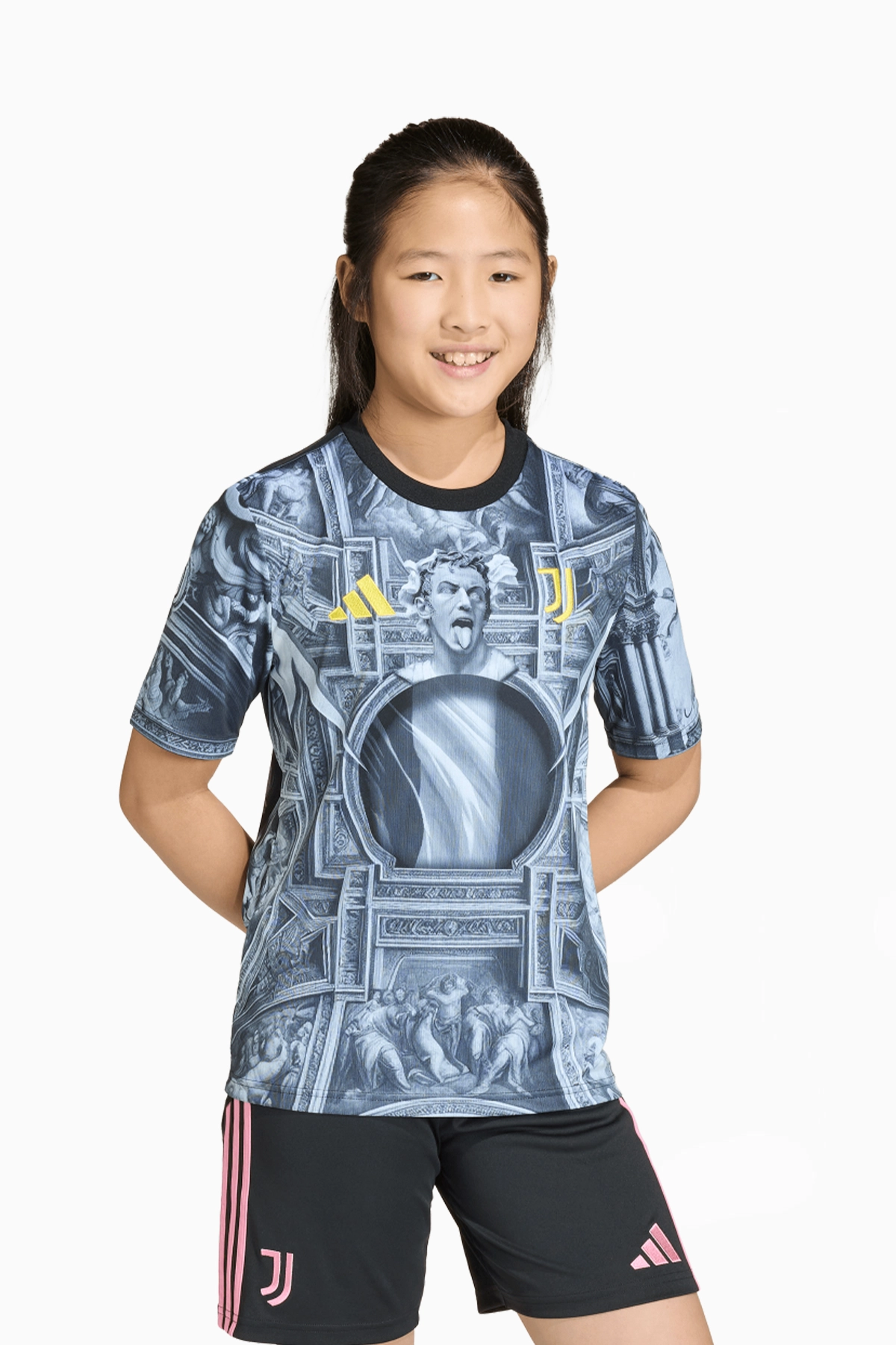 Koszulka adidas Juventus FC 25/26 Pre-Match Junior - Czarny