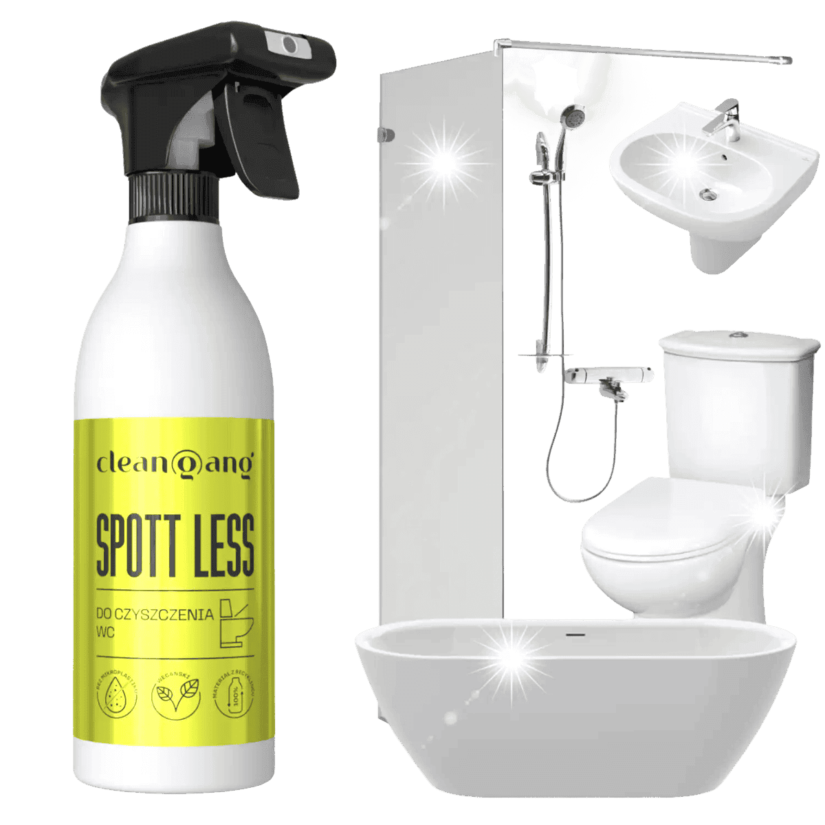 płyn do czyszczenia WC w sprayu, 500 ml