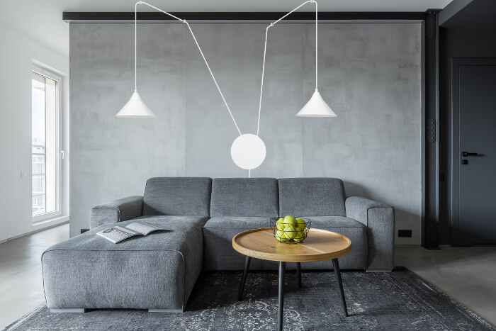 Emibig Abramo lampa wisząca 2x15 W biała 159/2