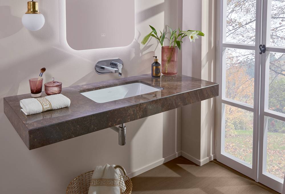 Villeroy & Boch Architectura umywalka 60x45 cm wpuszczana prostokątna CeramicPlus Weiss Alpin 5A6761R1