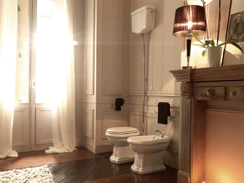 Kerasan Retro spłuczka kompaktowa biała 108001