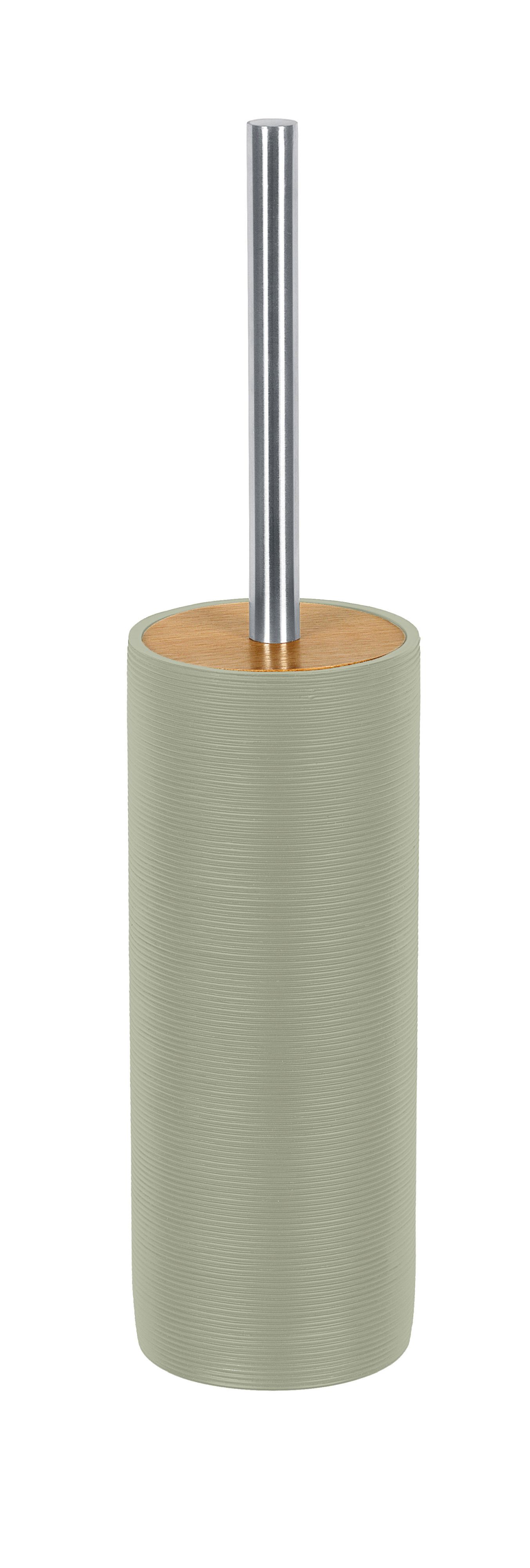 Kleine Wolke Kyoto szczotka toaletowa stojąca zielony/drewno 5079652856