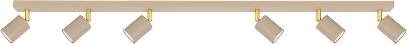 Kaja Mati lampa podsufitowa 6x10 W złota-beżowa K-5824