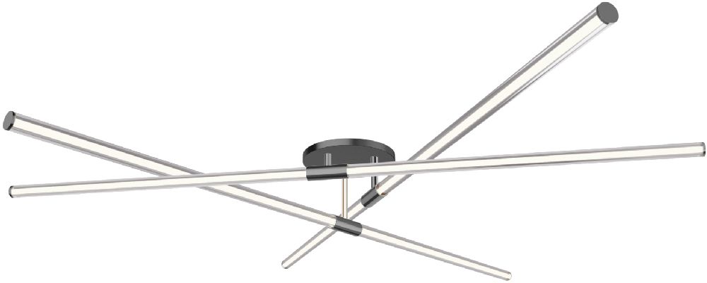 Zuma Line Lautaro lampa podsufitowa 1x18 W czarna 1006