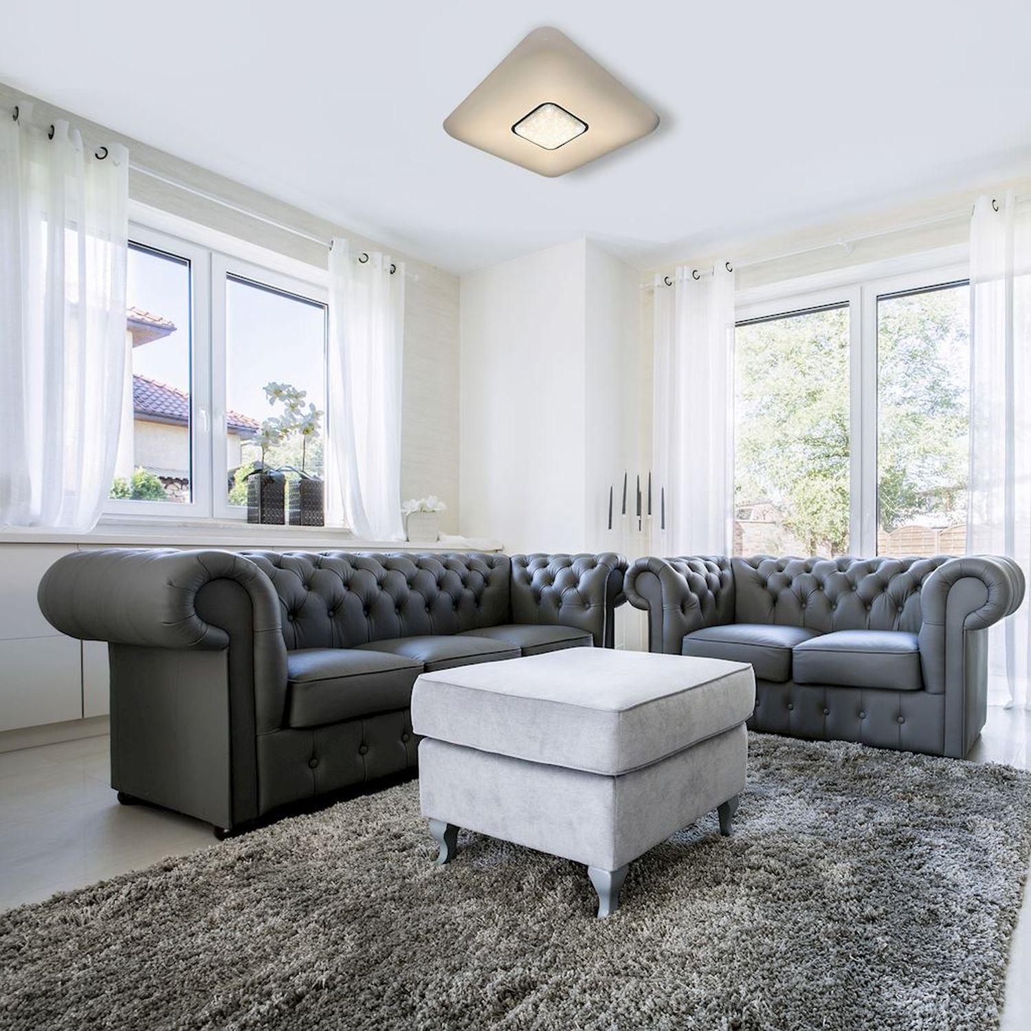 Milagro Yax plafon 1x24W biały ML4402 - Wysyłka w 24h