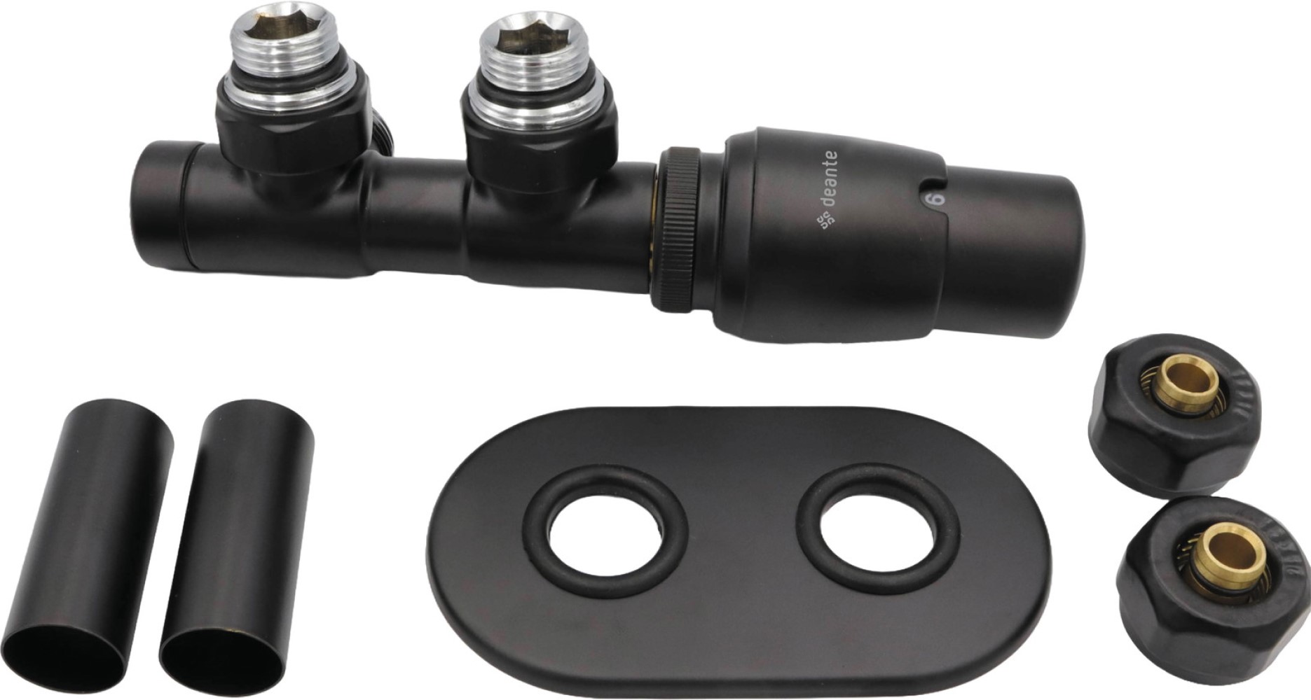 Deante Silia zestaw termostatyczny prawy czarny mat AGI_NZP1 - Wysyłka w 24h