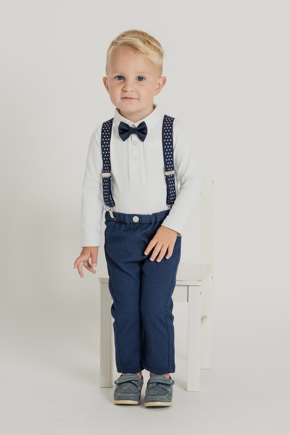 LaFerio Fly elegancki komplet chłopięcy do chrztu