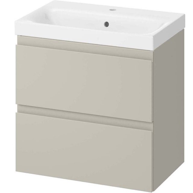 CERSANIT Szafka z umywalką MODUO SLIM 60 DSM kaszmir mat S801-594