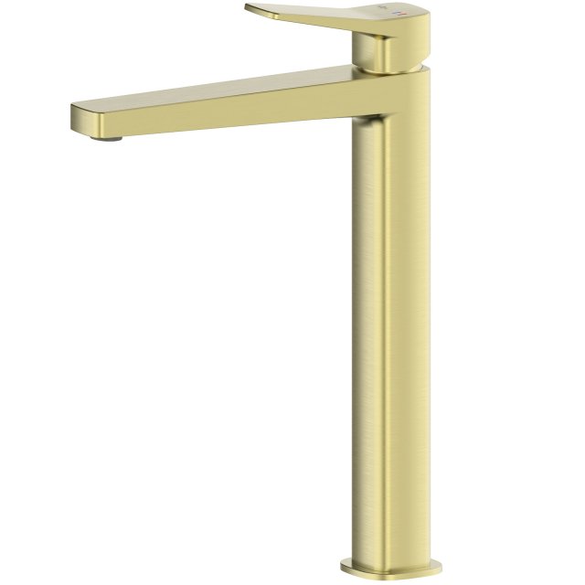 KFA Bateria umywalkowa MALAGA nablatowa ze spustem klik-klak jasna zł