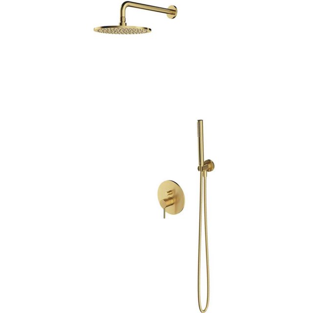 OMNIRES System prysznicowy Y podtynkowy mosiądz szczotkowany SYSY35BS