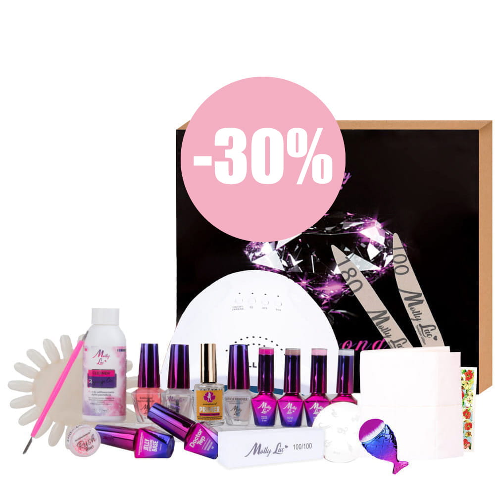 Zestaw startowy do manicure hybrydowego Diamond Box Lux