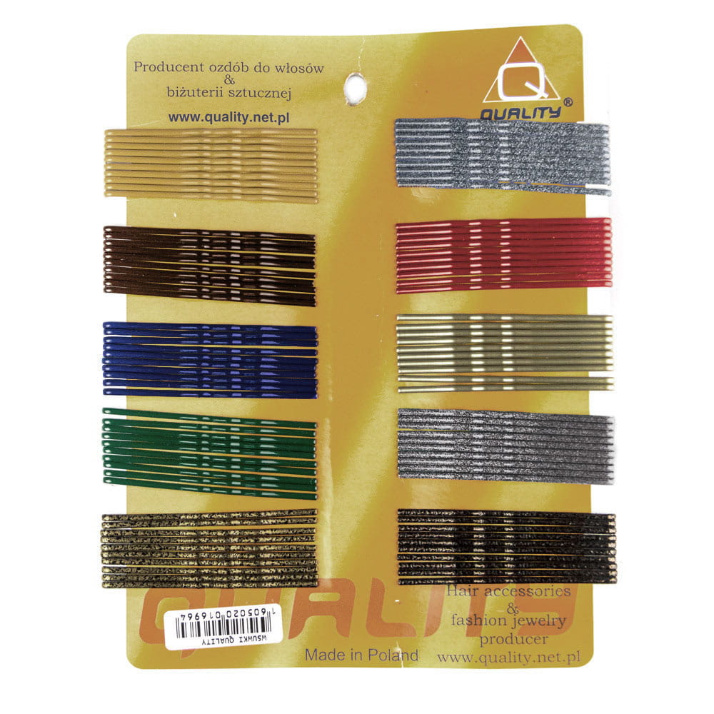 Wsuwki do włosów mix jesień 5,5cm 100 szt