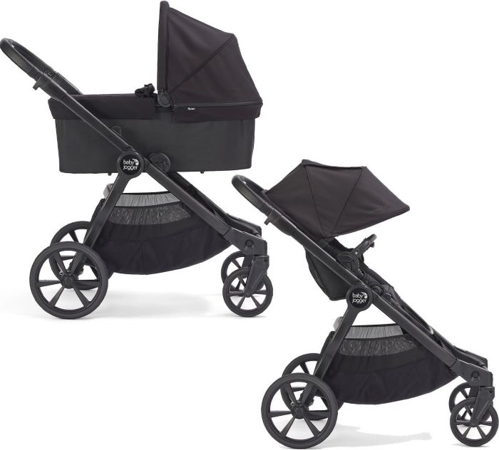 Baby Jogger City Select2 - uniwersalny wózek głęboko-spacerowy 2w1-Lunar Black