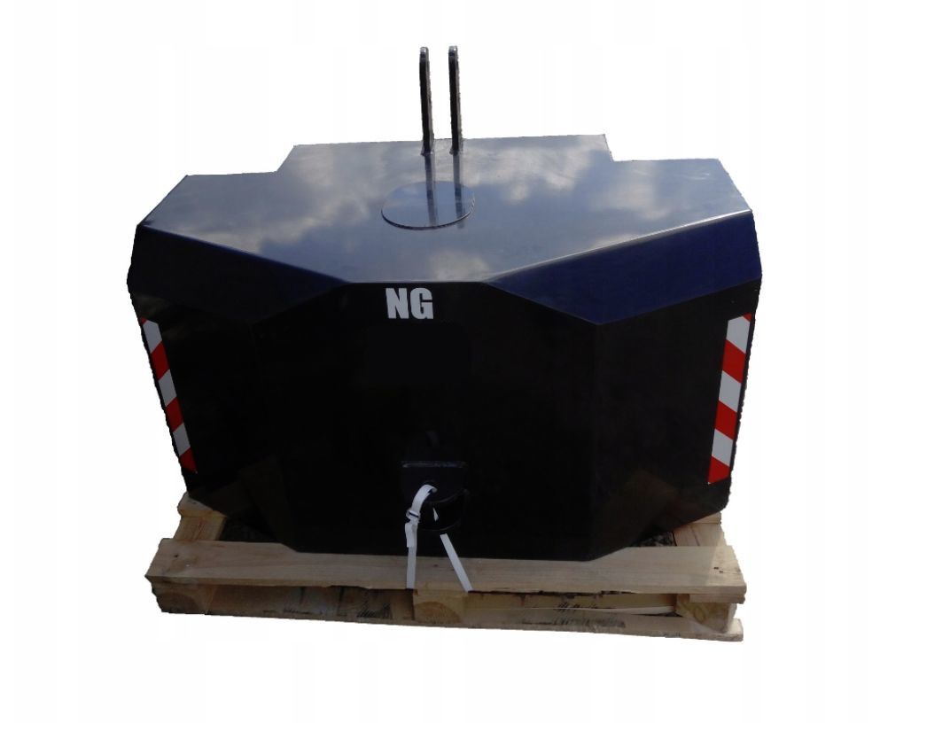 Balast obciążnik przedni New Holland CASE John Deere 1200kg Czarny