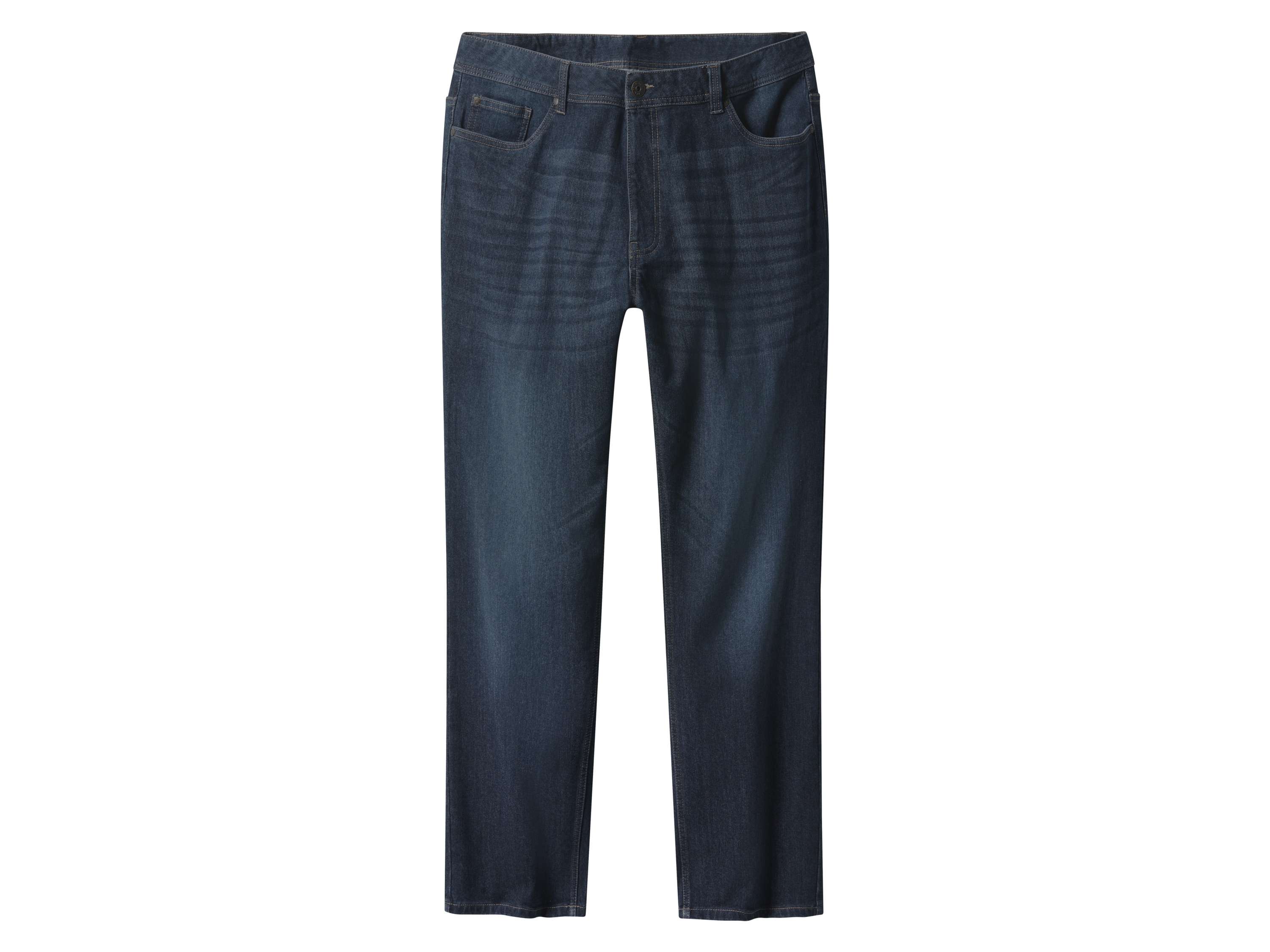 esmara Men Jeansy termiczne męskie straight fit Niebieski, 64 48/32
