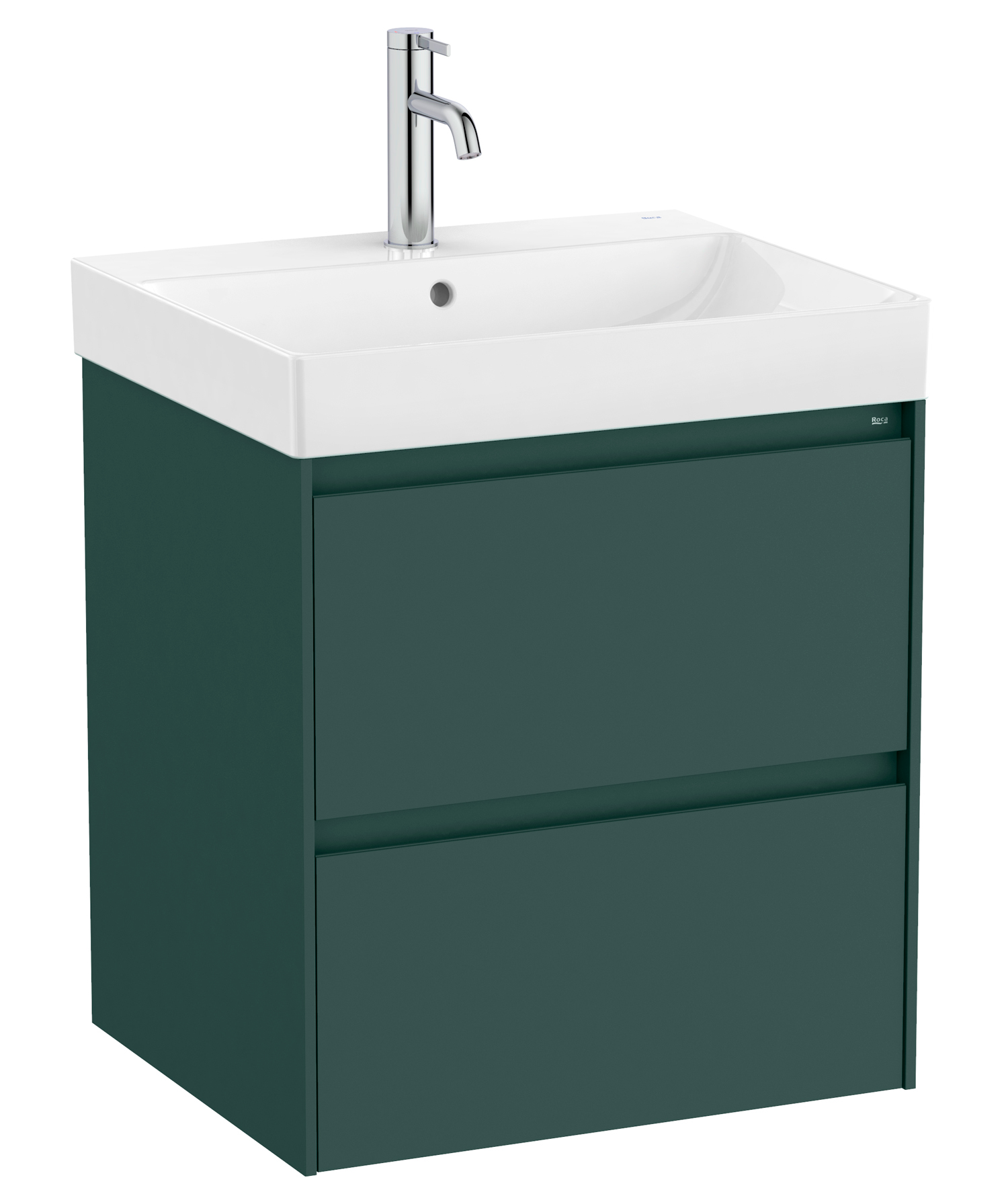 Darmowa Dostawa - Umywalka z szafką 55 cm zielony Roca Ona A851687513