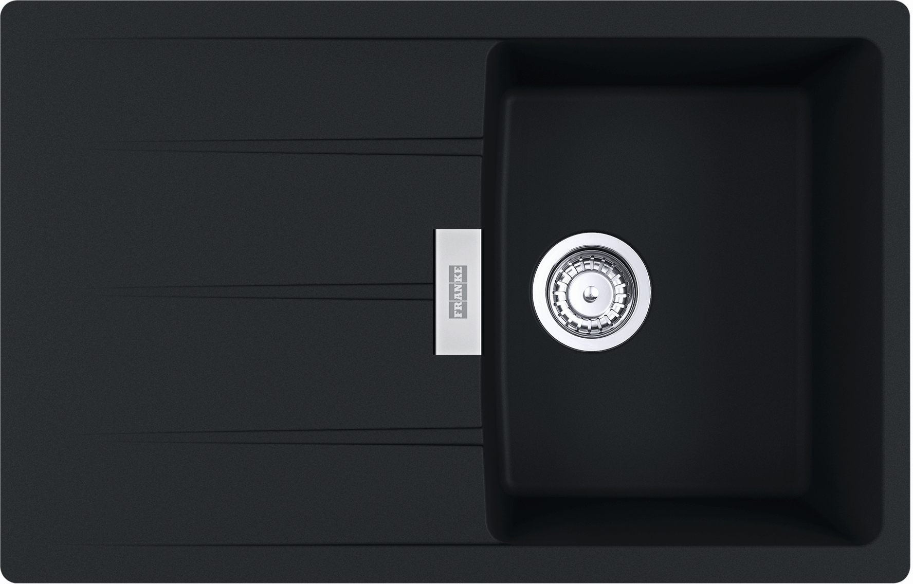 Darmowa Dostawa - Zlewozmywak granitowy 78x50 cm czarny Franke Centro 1140687318