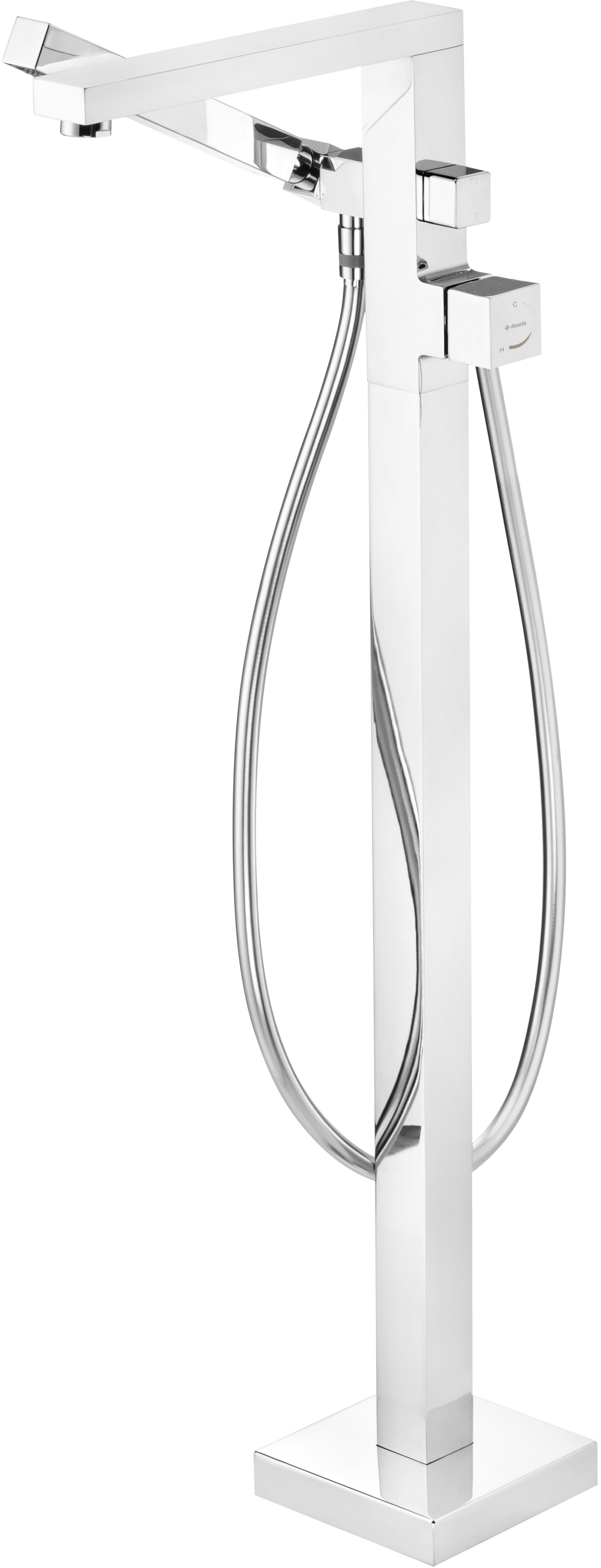 Darmowa Dostawa - Bateria wannowo-prysznicowa wolnostojąca chrom Deante Blur BQL017M