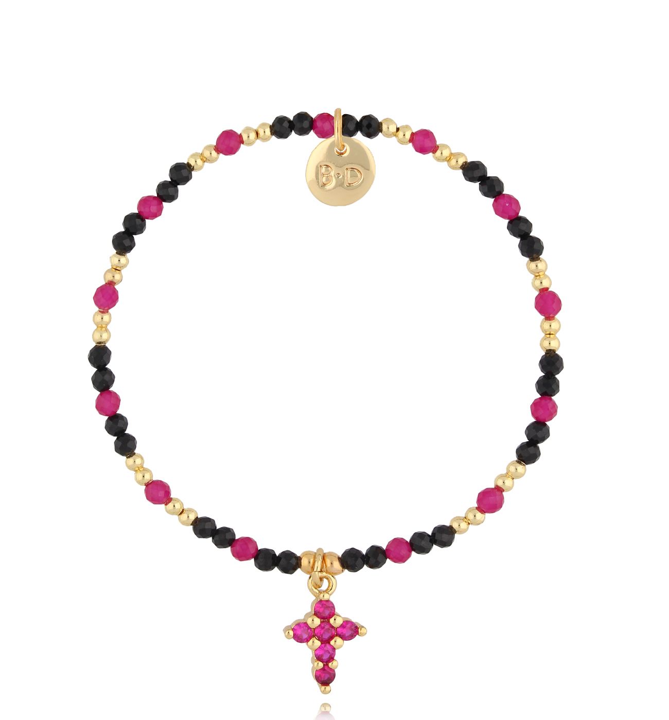 Bransoletka z turmalinami i rubinami Meknes BTW2362