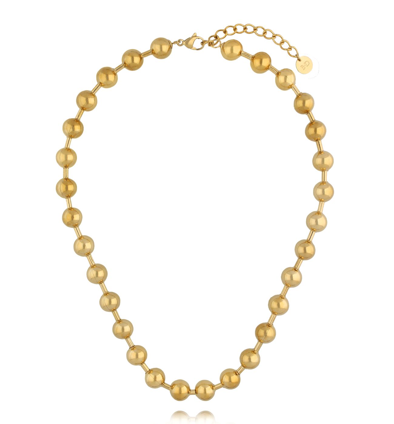 Naszyjnik z kulkami złoty NSA1329