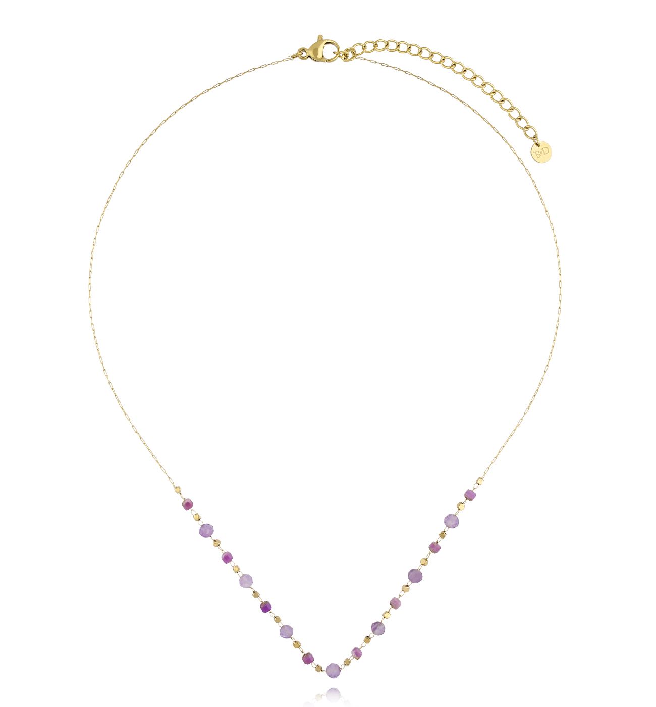 Naszyjnik z ametystami Mystique - By Dziubeka