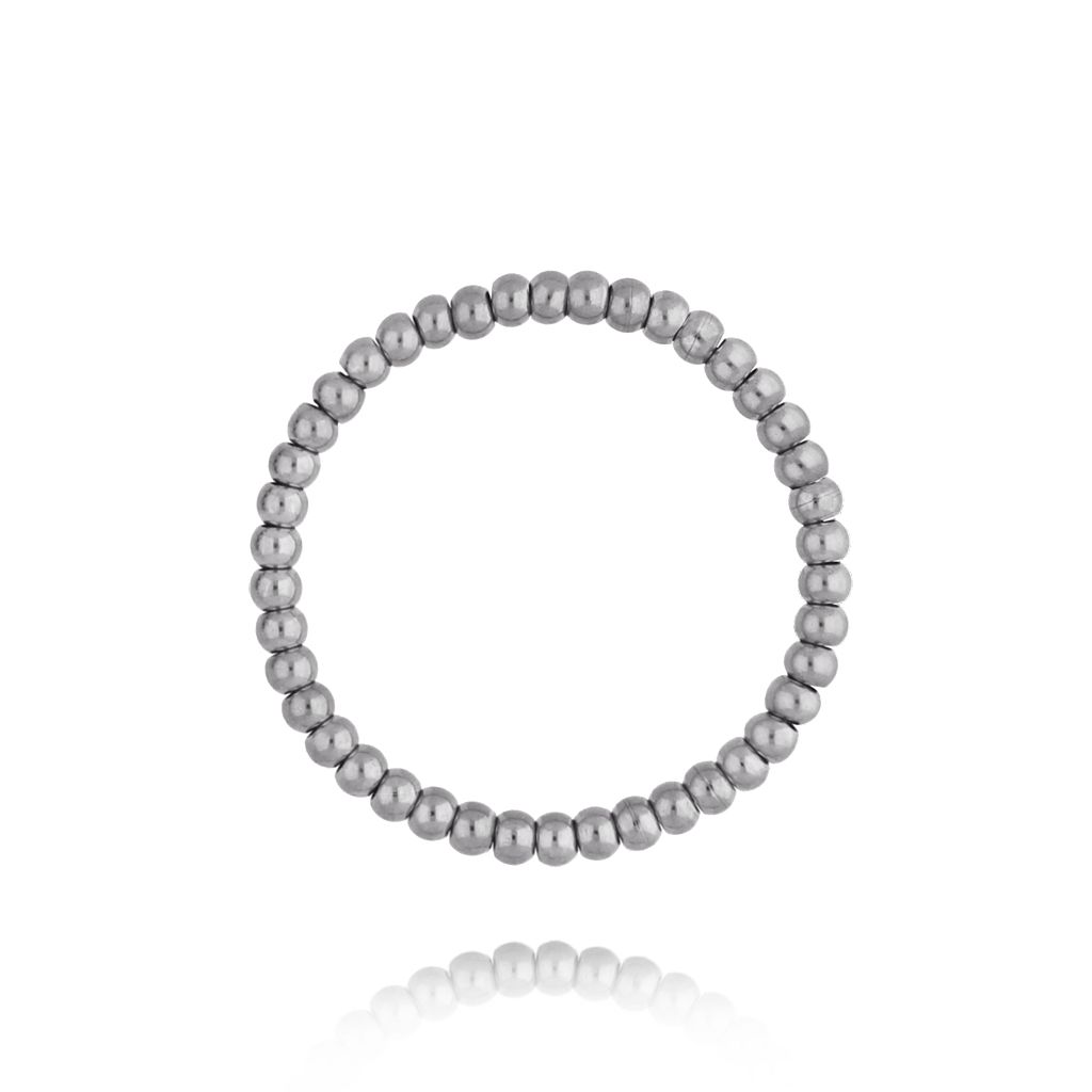 Pierścionek z kulkami srebrny Tierra PSC0362