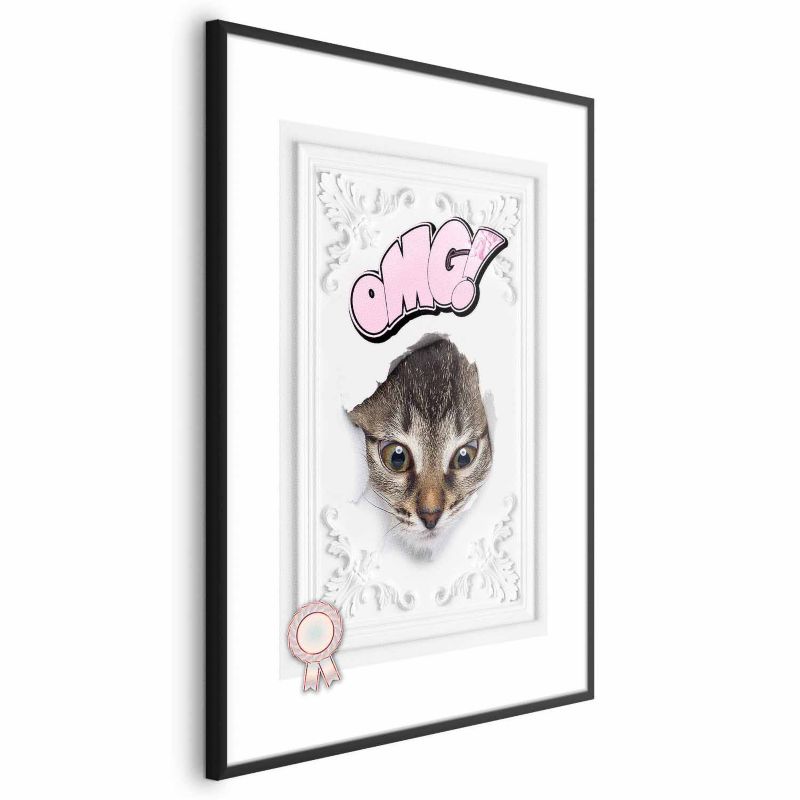 Plakat Artgeist OMG 40x60 cm z ramą czarną 1 szt