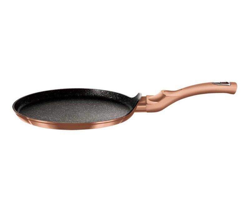 Patelnia Berlinger Haus granitowa do naleśników Rose Gold BH-6180 28cm 1szt