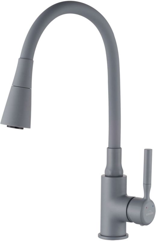 Bateria Kuchenna Invena Pogo Plus Szara Jednouchwytowa z Elastyczną Wylewką 1 szt.