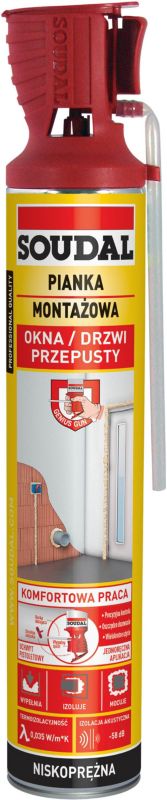 Pianka montażowa Soudal Genius Gun 750 ml