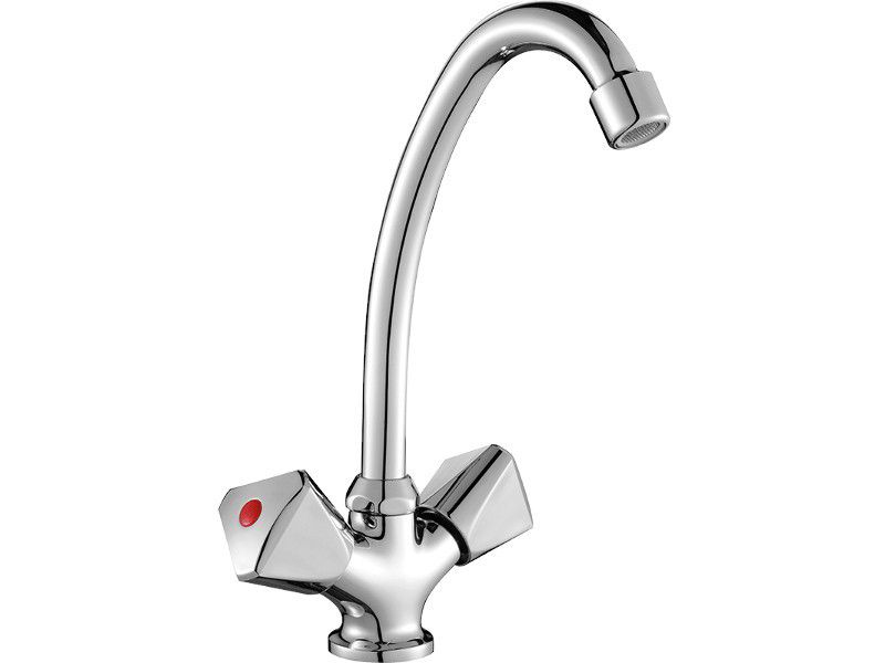 Bateria Zlewozmywakowa Kuchinox Stojąca Norm Ruchoma wylewka Chrom 1 szt.