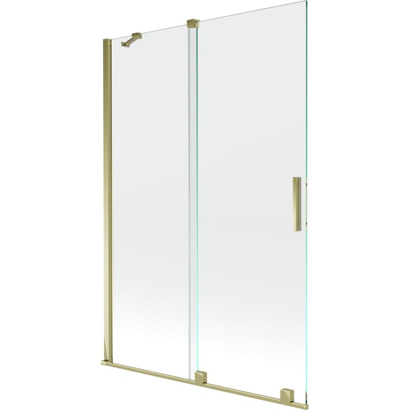 Parawan nawannowy rozsuwany Mexen Velar złoty 120x150 cm 1 szt.