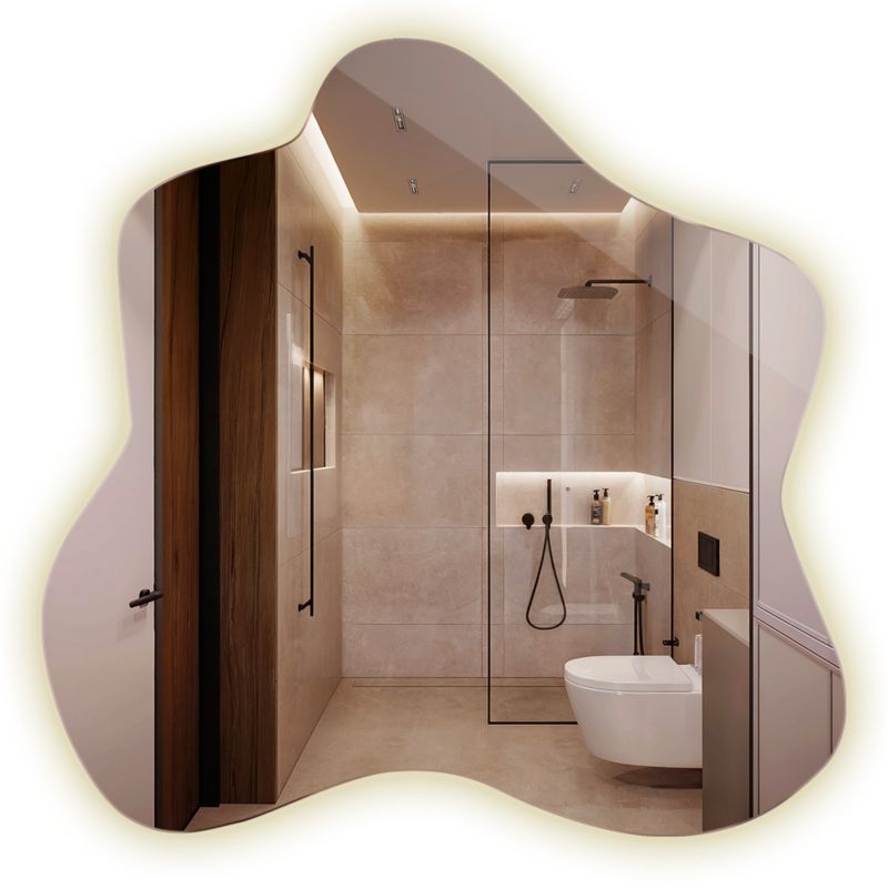 Lustro LED Tulup Neutralna Barwa 58x58 cm 1 szt.