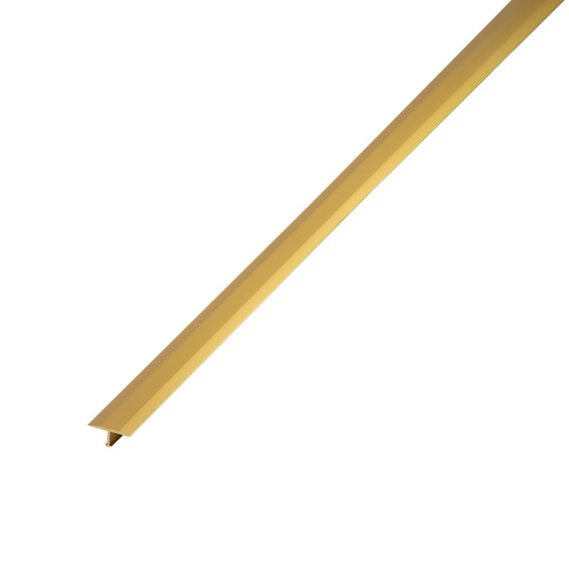 Profil fugowy łączący aluminiowy Diall 18 mm złoty mat 2,5 m