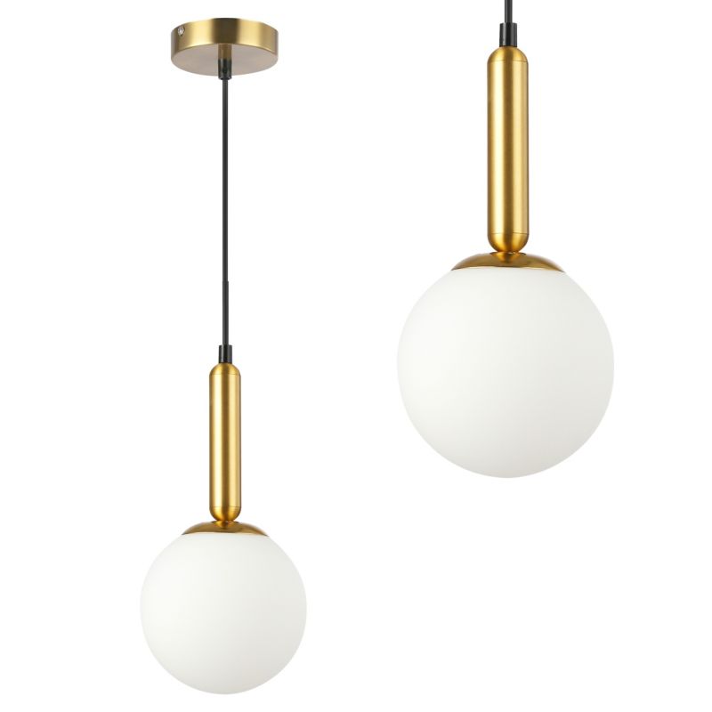 Oprawa wisząca E27 LED MasterLED Bali IP20 lampa sufitowa żyrandol złota 1 szt.