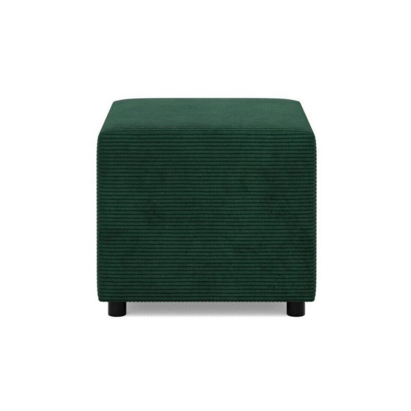 Pufa TYLETEGOTU do siedzenia BLOM sztruks butelkowa zieleń 1 szt