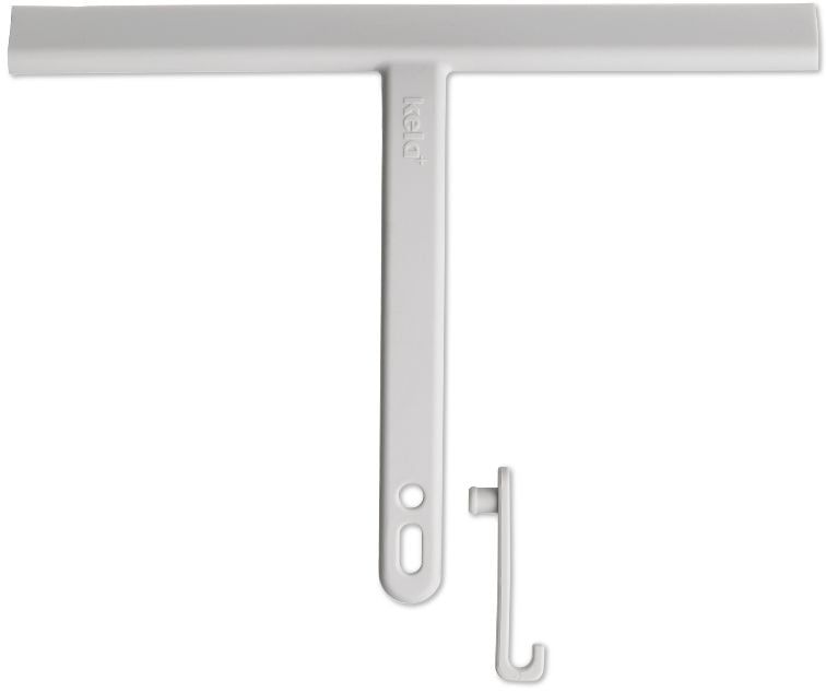 Ściągaczka do wody Kela Toni z uchwytem silikonowa szara 21,5x25,5x2 cm 1 szt.