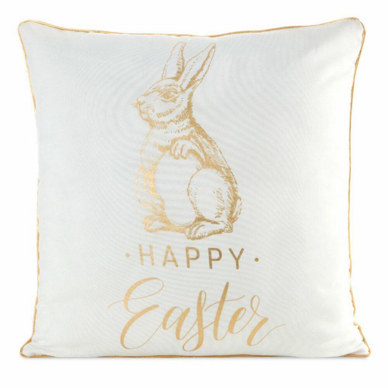 Poszewka świąteczna WIOSNA43 Eurofirany dekoracyjna na poduszkę 45x45 zając 1 szt.